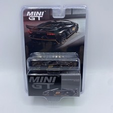LAMBORGHINI AVENTADOR SVJ 63 ROADSTER BLACK 1/64 DIECAST BY MINI GT MGT00803