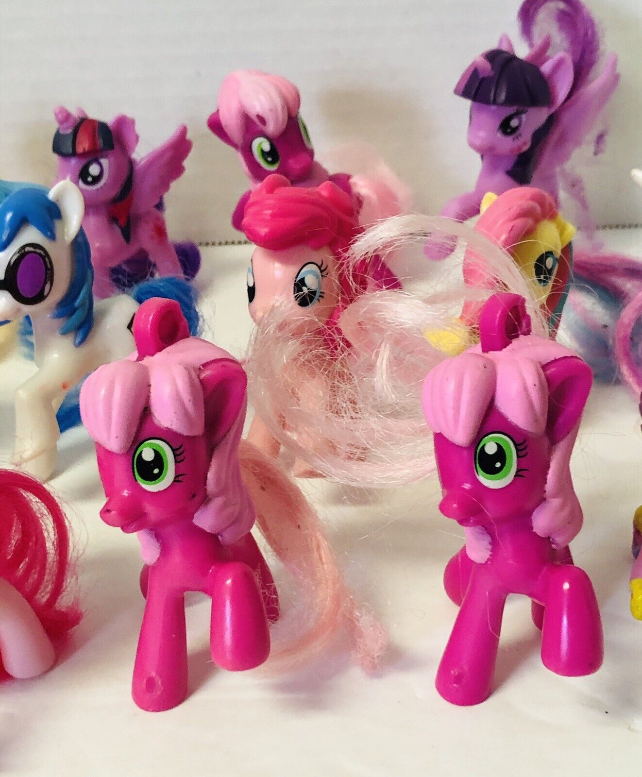 My Little Pony Figurines Mixed Lot of 20+ Various Sizes MLP Brushable read  desc.