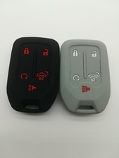 2silicone Key Cover For 2019 2020 2021 2022 2023 Gmc Sierra Chevrolet Silverado