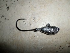 20 Ultra Minnow  Jig Heads Black Nickel Hooks Pick Size and Color 