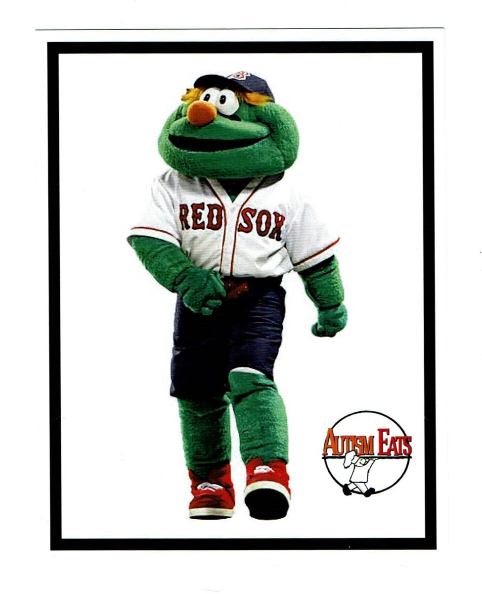 Signed Wally Green Monster Boston Red Sox Mascot MLB Auto