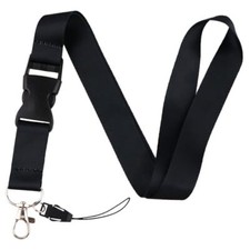 Cool Neck Lanyard for Keys Girls Women Keychain Strap Lanyard for ID Card Black
