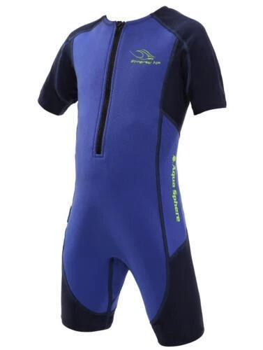 Aqua Sphere STINGRAY Kinder UV Shortie Badeanzug Neopren Shorty blue - Groesse:
