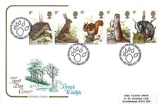 1977 British Wildlife. Philatelic Bureau Cancellation First Day Cover - Cotswold