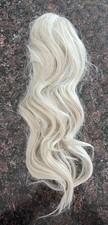 Hoojih White Blonde Clip In Synthetic Hair Extensi n