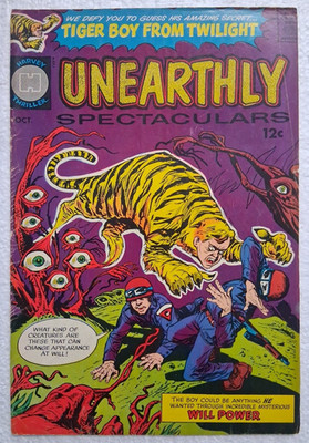 Unearthly Spectaculars #1 ~ Harvey Thriller 1965 ~ 1st Appearance of Tiger Boy