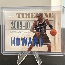 2009 Playoff National Treasures Timeline Materials 63/99 Dwight Howard HOF e0h