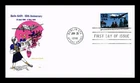 US COVER WWII BERLIN AIRLIFT 50TH ANNIVERSARY FDC HOUSE OF FARNAM CACHET