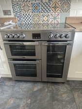 Belling Cookcentre 90cm Electric Range Cooker — Stainless Steel