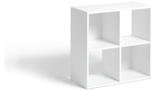 Squares 4 Cube Storage Unit White Modular Organiser Shelf Furniture
