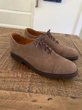 Cole Haan Country - Cap Toe Oxfords - 12 D Brown Nubuck Shoes - Made in USA
