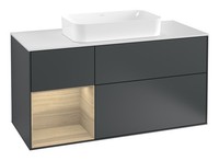 Villeroy & Boch Finion Waschbeckenunterschrank FüR Becken Mittig Regal Links...