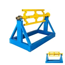 7T 1.2M Uncoiler Metal Material Winding/Unwinding Feeding Rack / Loading Rack