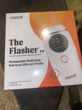 Nood The Flasher 2.0 IPL Hair Reduction Device, White. NEW SEALED IN PLASTIC.
