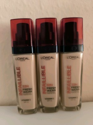 Loreal Paris Infaillible 32H Fresh Wear Make-up, 125-2St+100-1St Warm,Neu