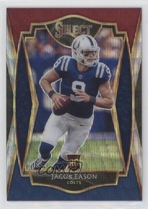 2020 Panini Select Premier Level Tri-Color Prizm /199 Jacob Eason #148 Rookie RC