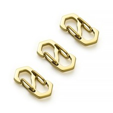 3pcs Pinch Bails for Pendants Clasp Connectors Bails for Jewelry Necklace Cli...