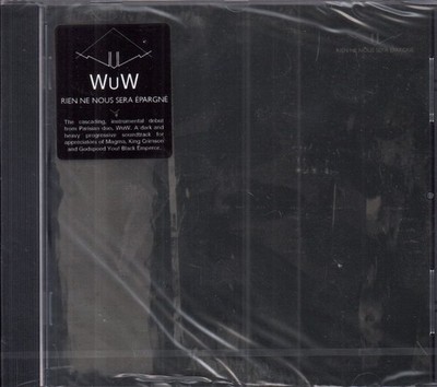 Wuw Rien Ne Nous Sera Epargne CD USA Prosthetic 2018 sealed has info sticker on