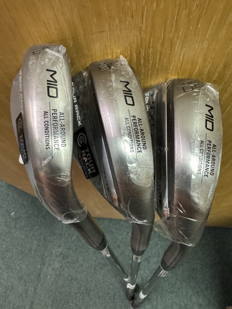 New! Cleveland RTX6 Tour Rack 52, 56, 60 Wedge Set - All Mid