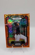 2024 Panini Prizm - Druw Jones #104 Orange Pulsar Prizm /399 (RC)