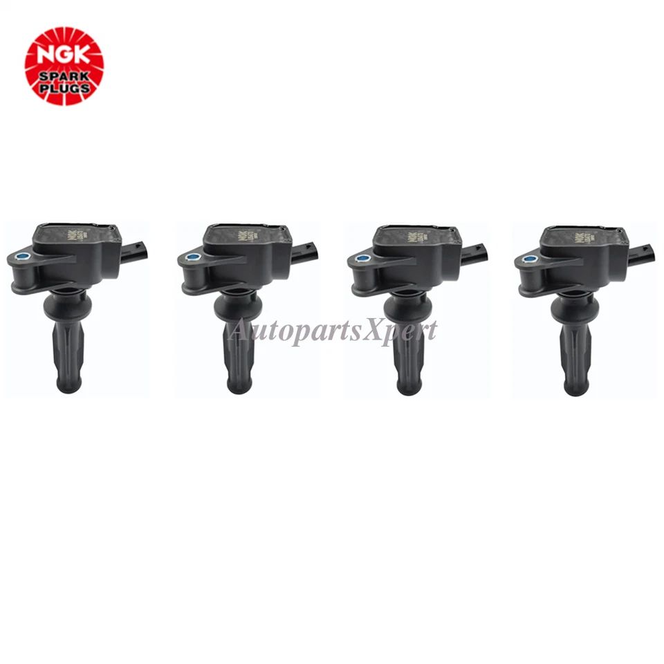 31359814 For Ford Focus 2015-2018 Fusion 2013-2019 2.0L 4x OEM NGK Ignition Coil - Изображение 2 из 4
