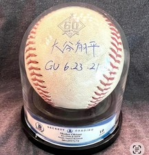 2021 Shohei Ohtani Kanji Auto GAME USED 6/23/2021 Baseball MLB Beckett 10 Cert