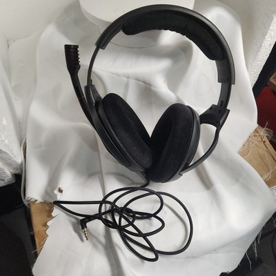 Sennheiser Epos Game One Gaming headset microphone Black Red  * READ AS IS *