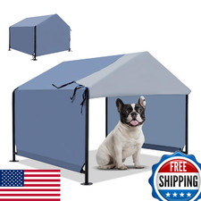 YOUGYM Dog Shade Shelter 2.5'x2.1'x2.1' for Small Dogs, Pet Outdoor Tent with Up
