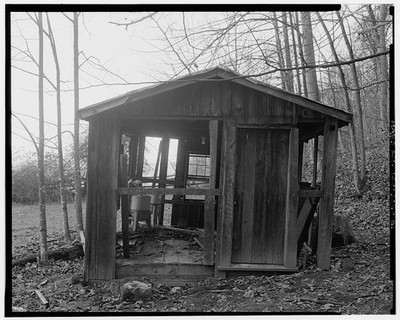21. Wash house, north elevation after August 1993 - Trump-Lilly Farm, Hinton,