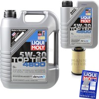 Mann Inspektionspaket 6L Liqui Moly Top Tec 4600 5W-30 FüR Kia Sorento I Opirus