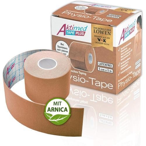 AKTIMED Tape Plus elast.m.Zusatzn.5cmx5m beige 1 St