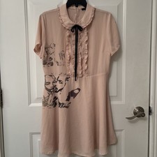 Large FOREVER 21 Light Pink Short Dress