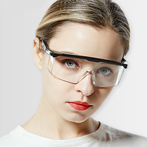 Brille für Sicherheit Klare Linsen Schutz der Augen Eyewear Vented Brillen - Picture 12 of 17