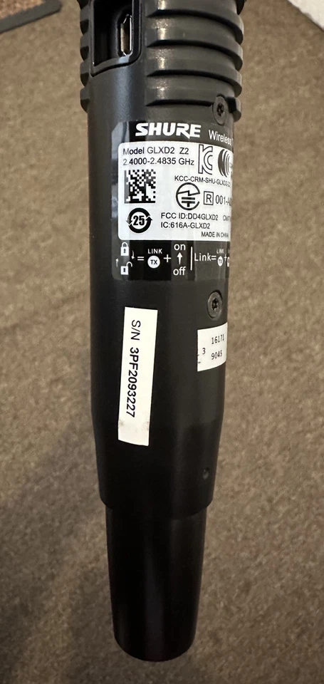 SHURE GLXD2 SM58 WIRELESS FOR PARTS OR REPAIR MICROPHONE IN VERY GOOD CONDITION - Image 4 of 4