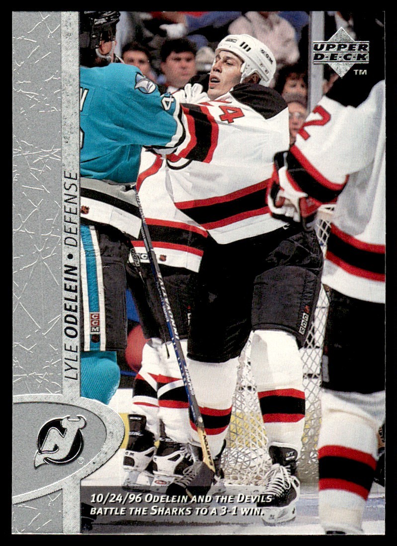 1996-97 Upper Deck Lyle Odelein New Jersey Devils #289