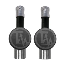TireMinder Flow Through Transmitters TPMS, Black, Pack of 2