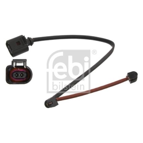 Contact d'avertissement usure plaquettes de frein febi bilstein 34500 câble de 215mm pour étrier