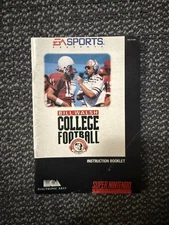 SNES Instruction Booklet Manual Only: Bill Walsh College Football