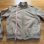 Vintage London Fog Bomber Jacket 1970s 7/8 Beige Tan Lightweight Cotton Poly — photo 9
