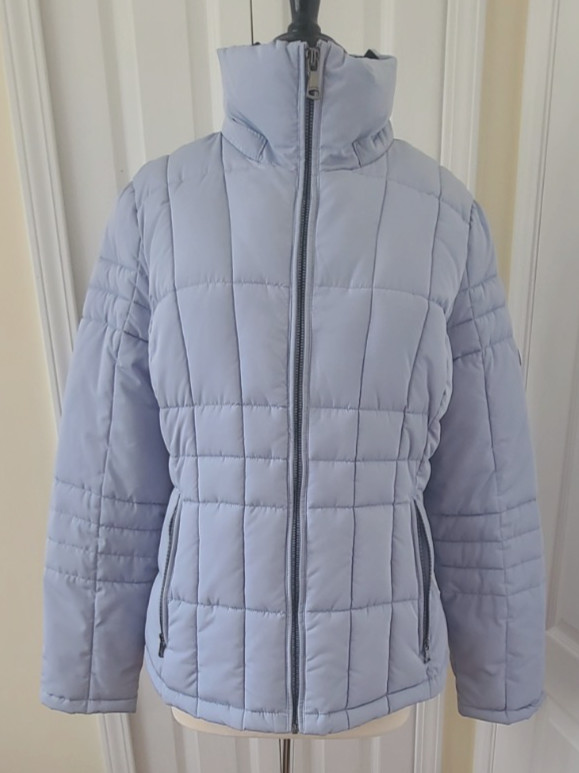 NWOT Calvin Klein Women's M Puffer 7F warmth factor Blue Coa