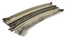 Märklin H0 7167 1 x M-Gleis Blechbrücke Rampenstück gebogen (2213k)