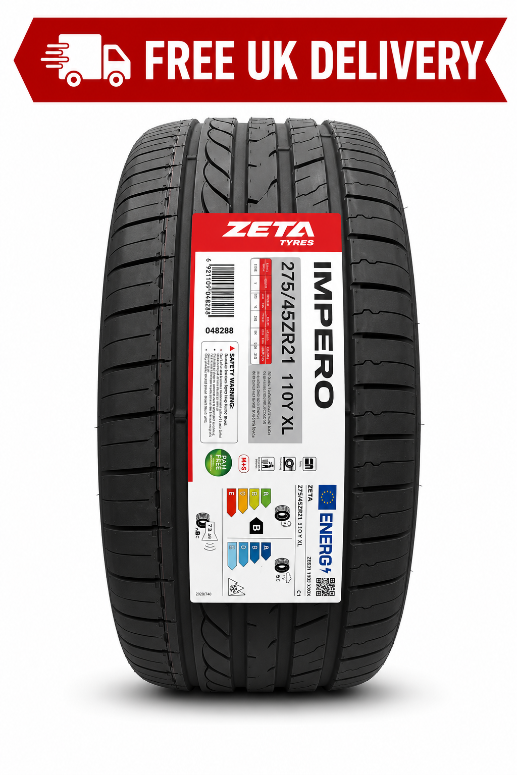 275/45R21 Zeta Impero SUV 110Y XL 275 45 21 2754521