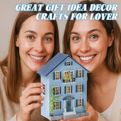 Romantic and Cute Dollhouse Miniature DIY House Kit Creative Room