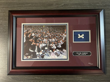 Colorado Avalanche 2001 NHL Champions Photo/Game Used Game 7 Net Authentic /2001