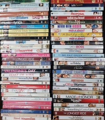 $1 Starts ROMANTIC COMEDY Chick Flicks! DVD LOT U-Pick FLAT SHIP $5.97 NO LIMIT!