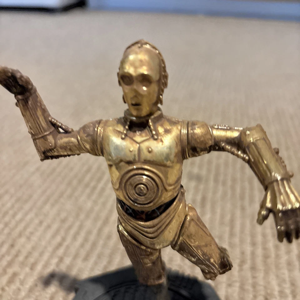 Star Wars Epic Force Rotating C-3P0 1998 Kenner Hasbro Rotates 360 - Image 3 of 4