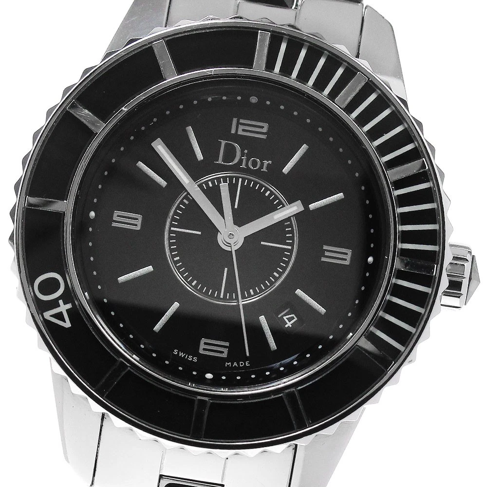 Orologio Dior Crystal CD11311F Data Quadrante Nero Quarzo Donna_861720
