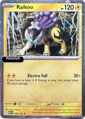 Raikou (Cosmos Holo) Holofoil Promo MCAP 048/132 NM