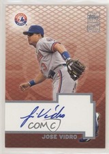 2003 Topps Auto Jose Vidro (Fielding) #TA-JV Auto 00d2