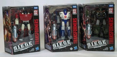 Lot of Siege Transformers